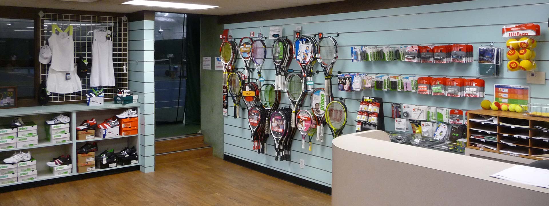 Tennis shop